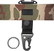 Tactical Gear Clip Molle Clash Hook Hanger, T-Mount Metal Belt Hanging Hook Clip Battle Belt Accessories for Gloves Keychain Backpack