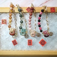 Six Cats 手作設計款 阿拉善兔頭平安扣 招財祈福手鍊 禮物