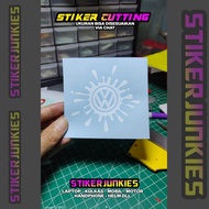 VW LOGO STICKERS CUTTING STICKERS