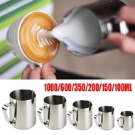 Stainless Steel Milk Frothing Pitcher Espresso Steam Coffee Barista Craft Latte Cappuccino Milk Crea