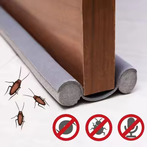 Door Bottoom Seal Strip Flexible Wind Noise Reduction Stopper Under Door Sealing Blocker Soundproof 