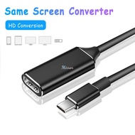 Usb C To Hdmi Adapter Cable Compatible Type C 4k Usb 3.1 Hdtv Converter Cable For Macbook Pro Tablet