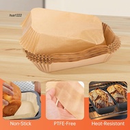 HUA_ Bread Tray Liner Non-stick Disposable Baking Paper Liners 100pcs Non-stick Bread Loaf Pan Liner