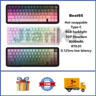 XINMENG Beat65 Wired Magnetic Keyboard 65% Hot swappable RGB TOP Custom Gaming Keyboard with Knobs