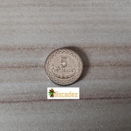 Koin Kuno Timor Leste 5 centavos