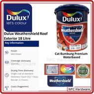 Dulux Weathershield Roof Exterior 18 Litre (Cat Air untuk Bumbung)