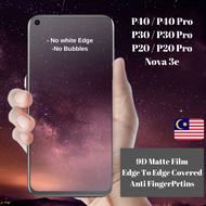 Huawei P40 / P40 Pro / P30 / P30 Pro / P20 Pro / P20 / Nova 3E Anti Fingerprint Matte Hydrogel Soft Nano Screen Protector Film