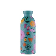 24Bottles Clima 500ml vacuum thermos, Bloom Bloom Green pattern, stainless steel