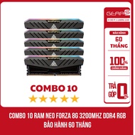 [FULL VAT] Combo of 10 internal memorys NEO FORZA 8G 3200Mhz DDR4 RGB NOX Heatsink -