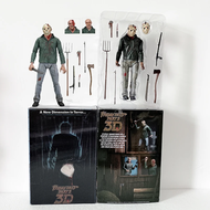 NECA Friday The 13th Nhân Vật Hành Động - Freddy Vs Jason Voorhees Ultimate Sưu Tập Đồ Chơi Mô Hình 
