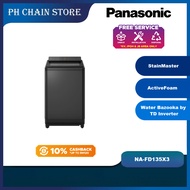 PANASONIC 11.5KG - 17.5KG STAIN CARE TOP LOAD INVERTER WASHING MACHINE | NA-FD115X3BT NA-FD135X3BT N