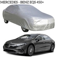 MERCEDES - BENZ EQS 450+ car cover with silver-coated umbrella, good rain and sun protection, comes 