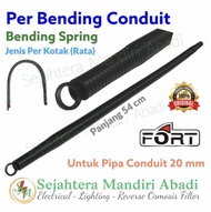 Per Bending Pipa Listrik Conduit Spring Kotak Rata 20mm