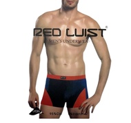 Red Luist men underwear 3pcs boxer男士四角紧身裤 Men's boxer shorts 男生底裤/seluar dalam lelaki/Boys' Underpan