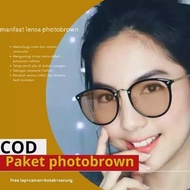 PHOTOBROWN GLASSES FASHION EYEGLASSES/ WOMEN'S EYEGLASSES/ EYEGLASSES/ 221