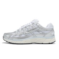 Nike Casual Shoes Wmns P-6000 Women's Silver Gray Stitching Retro Running [ACS] BV1021-106