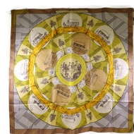 HERMES 絲質Scarf 90X90絲巾