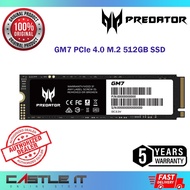 ACER Predator GM7000 GM7 GM6 GM3500 M.2 SSD 4TB 2TB 1TB 512GB NVMe PCIe Gen4 Gen3 Heatsink