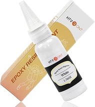 HTVRONT White Resin Pigment Paste - 1.76oz/50ml, Higher Concentrated & Easy to Mix, Opaque White Epo