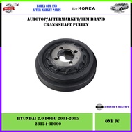(TJ-3) Hyundai Trajet DOHC 2.0 2000-2005 Korea Aftermarket Crank Pulley Damper (23124-38000)
