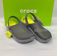 รองเท้าเตะ crocs รุ่น LiteRide มีลายสีสำหรับผู้ชายและผู้หญิง สินค้าพร้อมส่ง