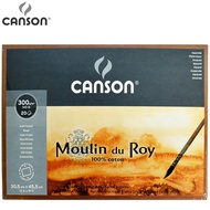 Canson Moulin du Roy Blocks 300g 30.5x45.5 ซม. ผิวหยาบ 400 014 801