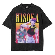 Oversized Hisoka homage washed washing vintage tee t-shirt