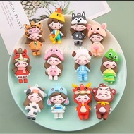 Meaningful 12 Zodiac Baby Girl Keychain, Backpack Keychain Handbag Gift