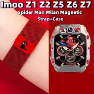 [Ready Stock] Spiderman Milan Magnetic Strap+Cartoon Protective Case Imoo Z1 Z2 Z3 Z5 Z6 Z7 Magnetic