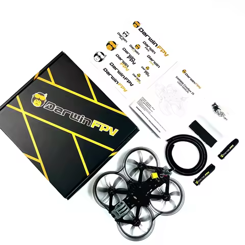 DarwinFPV CineApe 25 Cinematic Whoop FPV True -X 600mW Analog VTX / CADDX ANT Camera / F411 3-4S FC 