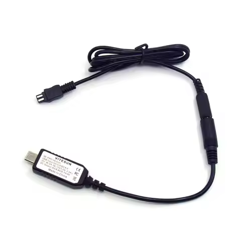 AC-L25 AC-L200 Adapter USB C Display 8.4V Power Cable For Sony DSC-HX200 DSC HX100 HDR-CX105 FDR-AX1