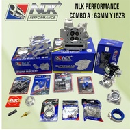 NLK PERFORMANCE TOP COMBO SET SPEC 63MM,65MM Y15ZR, NLK PERFORMANCE (ITEM NLK)