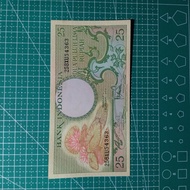 uang seri bunga 25 rupiah 1959