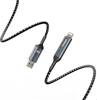 TLIDA USB A/C to USB C/Lighing 4-in-1 Cable 3.3ft USB 3.0 66W PD Fast Charging for iPhone 16/15 for