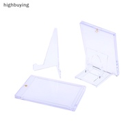 【HBSG】 1Set 35PT Magnetic Card Holder Support Cards Protectors Hard Plastic Sleeves Trading Display Case Sports Yugioh Card Hot