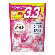 日本P&amp;G 4D碳酸機能洗衣球36入X4-花朵綻放(粉)