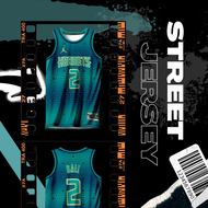 เสื้อบาส เสื้อบาสNBA เสื้อ Lamelo Ball เสื้อบาสสไตล์สตรีท! ลาเมโล่ บอล เสื้อบาสเบอร์ 2 Street Basket