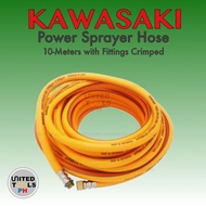 KAWASAKI Power Sprayer Hose 10-Meters w/ Fittings Crimped