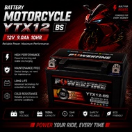 YTX12-BS YTX12 POWERFINE BATTERY GEL YAMAHA XJ600N XT600 HONDA CM200T ZXR1200 GSX-R1000 ER6 BLADE250