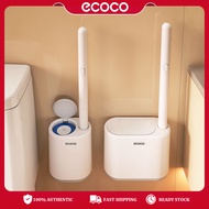 Ecoco Disposable Toilet Brush Wall Mounted Bathroom Cleaner 360 Swivel Head Inner Long Handle E2103