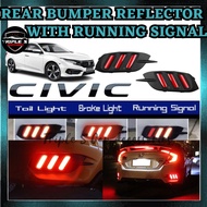 HONDA CIVIC FC 2016 - 2021 REAR BUMPER REFLECTOR BRAKE LAMP CIVIC FC ACCESSORIES