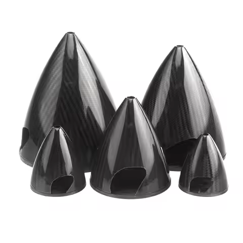 1Pcs 3K Processing RC 3 blade Carbon Fiber Spinner 2.25"/2.50"/3.25" /3.5"/3.75"/4.5"/4.75" inch For