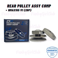 FRG YAMAHA NVX NMAX V1 V2 REAR PULLEY BELAKANG 2DP B65 FRC AKIRA FORMULA NVX155 AEROX N MAX