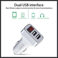 Bullet Dual USB Car Charger For SAMSUNG Xiaomi iPhone Android 2.4A 5V Car-Charger For Galaxy Phone C