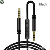 BouPower【2023.9】3.5mm Male To Male Audio Cable Replacement Audio Aux Cable With Mic Volume Control For Headphone Car Speaker Phone