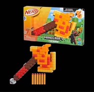 พร้อมส่ง Nerf Minecraft Firebrand, Dart Blasting Axe ของแท้💯%%