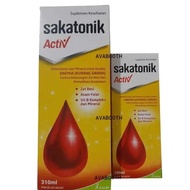 SAKATONIK ACTIV Sirup Suplemen Kesehatan Zat Besi Asam Folat Vitamin B Complex Multivitamin Mineral 