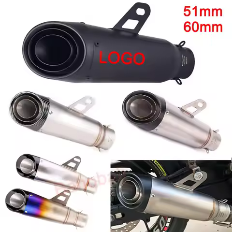 Universal Motorcycle Exhaust sc Pipe Escape Moto DB Killer GP-project For Yamaha R6 R15 R1 R3 MT07 T