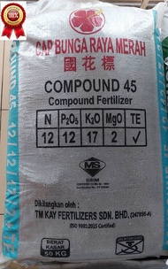 COMPOUND 45 12-12-17-2+TE CAP BUNGA RAYA MERAH