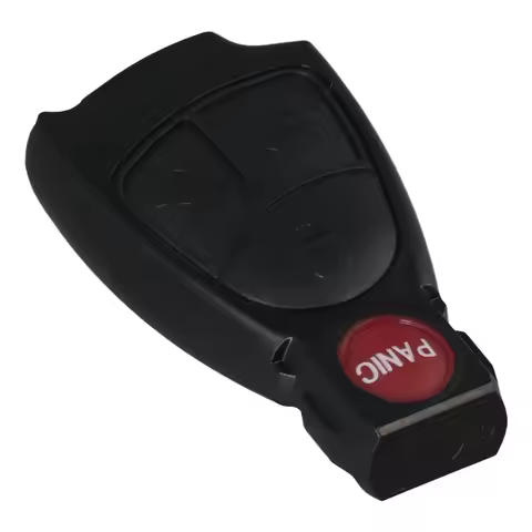 2/3/4 Button Car Key Case ABS Black Car Key Shell Key Case Cover for Mercedes Benz C B E Class W203 